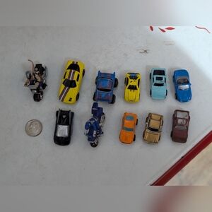Vintage lot of  11 micro machine style cars